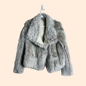 Yves Salomon Fur Lamb Leather Reversible Coat